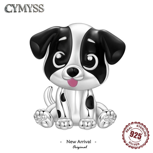 925 Sterling Silver Dog Polar Bear Panda Koala Whale Charm Bead