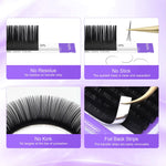 NAGARAKU Individual Eyelash Maquillaje Makeup 5mm 6mm 7mm 8mm Synthetic Mink High Quality Soft Natural Eyelash Extension