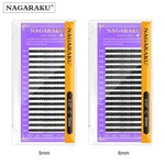 NAGARAKU Individual Eyelash Maquillaje Makeup 5mm 6mm 7mm 8mm Synthetic Mink High Quality Soft Natural Eyelash Extension