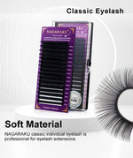 NAGARAKU Eyelash Extension Maquiage Lashes Individual Eyelash Natural Soft Lashes High Quality Synthetic Mink Makeup （old box）
