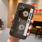 Retro Radio Graphic Phone Case For Samsung Galaxy A15 A35 A55 A33 A53 A52 5G S24 S23 S22 Ultra S21 Plus FE Liquid Silicone Cover