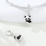 925 Sterling Silver Panda Charm Bead for Bracelet