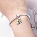 925 Sterling Silver Wedding Anniversary Number Charm Bead