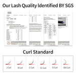NAGARAKU 0.20 Eyelash Extension Maquillaje Makeup Synthetic Mink Lashes Individual Eyelash 16 Rows Natural Soft Lashes Maquiagem