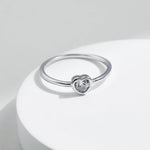 D Color VVS1 Moissanite Engagement Ring | 925 Sterling Silver Wedding Ring