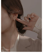 Sterling Silver Thorn Ring Earrings for Women - Vintage Wedding
