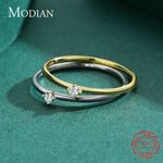 Classic Moissanite Wedding Ring | 925 Sterling Silver Engagement Ring