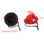 Mini Witch Hat for Small Animals Adjustable Pet Headgear Hamster Rat Hats Halloween Cosplay Clothing guinea pigs assessories