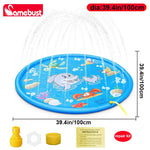Kids Inflatable Splash Pad | Outdoor Water Sprinkler Mat for Garden Fun