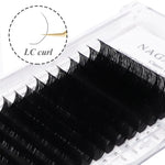 NAGARAKU Synthetic Mink Individual Eyelash Extension 16 Lines N M L LC LD Curl 7-15mm Mix High-Quality Fake Lashes