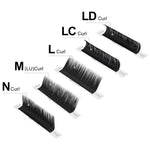 NAGARAKU Synthetic Mink Individual Eyelash Extension 16 Lines N M L LC LD Curl 7-15mm Mix High-Quality Fake Lashes