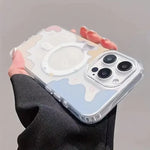Cloud Magnetic Magsafe Case for Samsung S25 S24 S23 | Clear Shockproof Cover