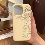 Magnolia Floral Case for iPhone 17 16 15 14 13 12 11 Pro Max Shockproof