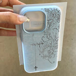 Angel Cross Line Drawing Phone Case For Samsung S25 FE S24 S23 S22 S21 Ultra Plus A56 A36 A26 A55 A35 A16 A15 A07 Soft Cover