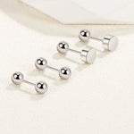 Sterling Silver Star Cube Stud Earrings for Women - Free Delivery