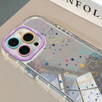 Universe Planet Mirror Phone Case For iPhone 17 Pro 16 15 14 13 12 11 Pro Max 7 8 Plus XR X XS Max 16E Transparent Border Cover