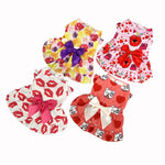 Female Dog Princess Wedding Dress Spring Summer Pet Clothes Rosette&Bow Dresses Cat Puppy Skirt for Small Dogs Ropa Perro