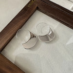 925 Sterling Silver Large Hoop Earrings for Women