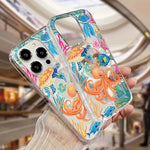 Clear Case For iPhone 16 15 14 13 12 11 Pro Max 7 8 Plus XS XR 16E Funda For Magsafe Ocean Octopus Turtle Fish Transparent Cover