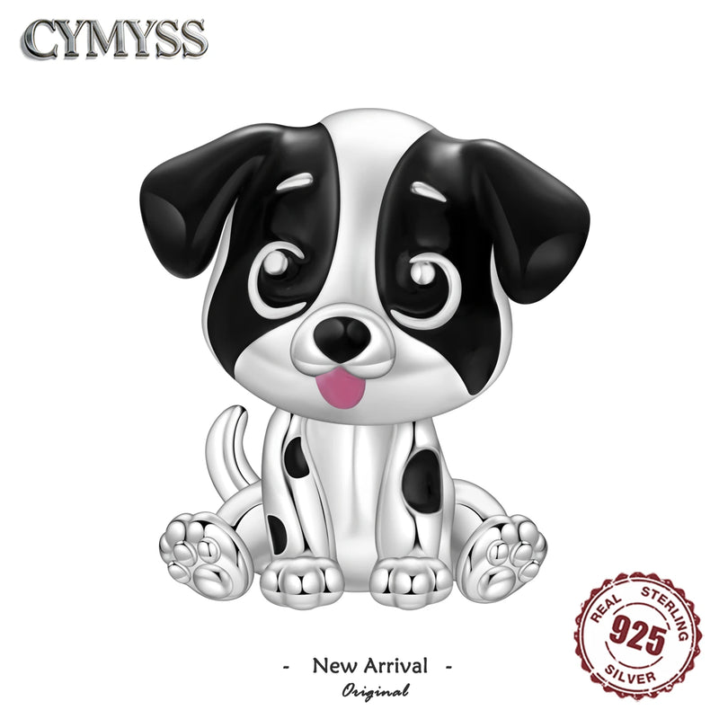 925 Sterling Silver Dog Polar Bear Panda Koala Whale Charm Bead
