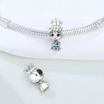 925 Sterling Silver Fairy Tale Little Prince Charm Bead