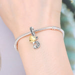 925 Sterling Silver Anniversary Charm Bead for Bracelet