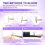 NAGARAKU Premium Faux Mink Individual Eyelash Extension Supplies Lashes Natural Soft Mink Eyelash Makeup Classical Eyelashes
