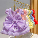 Solid Color Cat Dog Dresses with D-ring for Small Dogs Chihuahua Pomeranian Puppy Summer Pet Clothes  vestidos para perritas