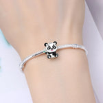 925 Sterling Silver Panda Dog Bear Koala Whale Charm Bead