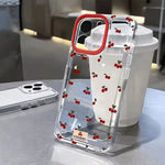 Phone Case for Xiaomi 14T Pro Cases Mi 11 Lite 5G 14 13 12T 12 13T Poco M6 X6 X5 F5 X3 F6 Pro Cute Cartoon Cherry Clear Cover