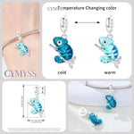925 Sterling Silver Paw Print Butterfly Charm Bead