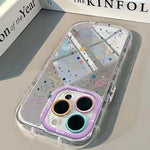 Universe Planet Mirror Phone Case For iPhone 17 Pro 16 15 14 13 12 11 Pro Max 7 8 Plus XR X XS Max 16E Transparent Border Cover