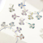 925 Sterling Silver 1-12 Month Birthstone Charm Bead