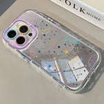 Universe Planet Mirror Phone Case For iPhone 17 Pro 16 15 14 13 12 11 Pro Max 7 8 Plus XR X XS Max 16E Transparent Border Cover