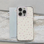 Transparent Pink Flowers Case For Xiaomi Redmi Note 14 13 12 11 Pro Plus 5G 12S 11S 10S 10 Pro Redmi 13C 12C 14C 4G Soft Cover