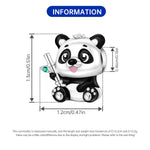 925 Sterling Silver Panda Dog Bear Koala Whale Charm Bead