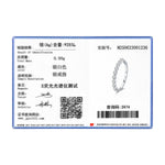 MODIAN D Color Moissanite Round Ring 925 Sterling Silver Sparkling Stacking Slim Band Rings For Women Wedding Fine Jewelry Gifts