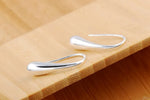 Sterling Silver Water Drop Earrings for Women - Wedding