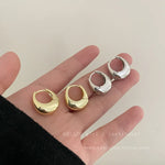 925 Sterling Silver Round Hoop Earrings for Women Vintage Style