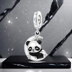 925 Sterling Silver Panda Charm Bead for Bracelet