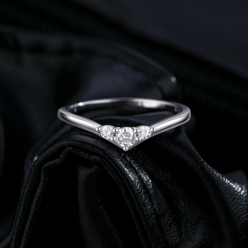 D Colour Band Moissanite Eternity Ring | 925 Sterling Silver