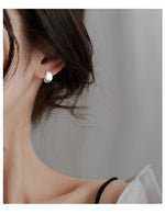 925 Sterling Silver Frosted Small Stud Earrings for Women