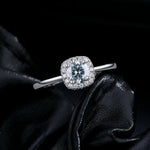 Luxury D Colour VVS1 Moissanite Engagement Ring | 925 Silver Bridal Ring
