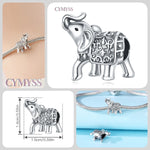 925 Sterling Silver Dog Polar Bear Panda Koala Whale Charm Bead