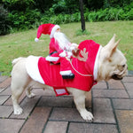 Winter Happy New Year Pet Costume Christmas Cat Dog Clothes for French Bulldog Corgi York Small Dogs And Cats Mascotas Supplies