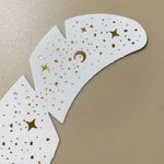 6pcs Freckle Tattoo Stickers Gold Silver Metallic Temporary Tattoo Stickers For Women Glitter Face Decals for Music Festival