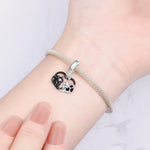 925 Sterling Silver Dog Cat Pet Animal Charm Bead