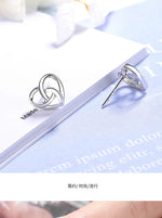 Sterling Silver Love Heart Stud Earrings for Women - Best Selling