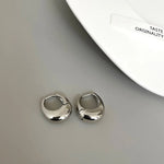 925 Sterling Silver Round Hoop Earrings for Women Vintage Style
