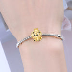 925 Sterling Silver Lion King Animal Charm Bead